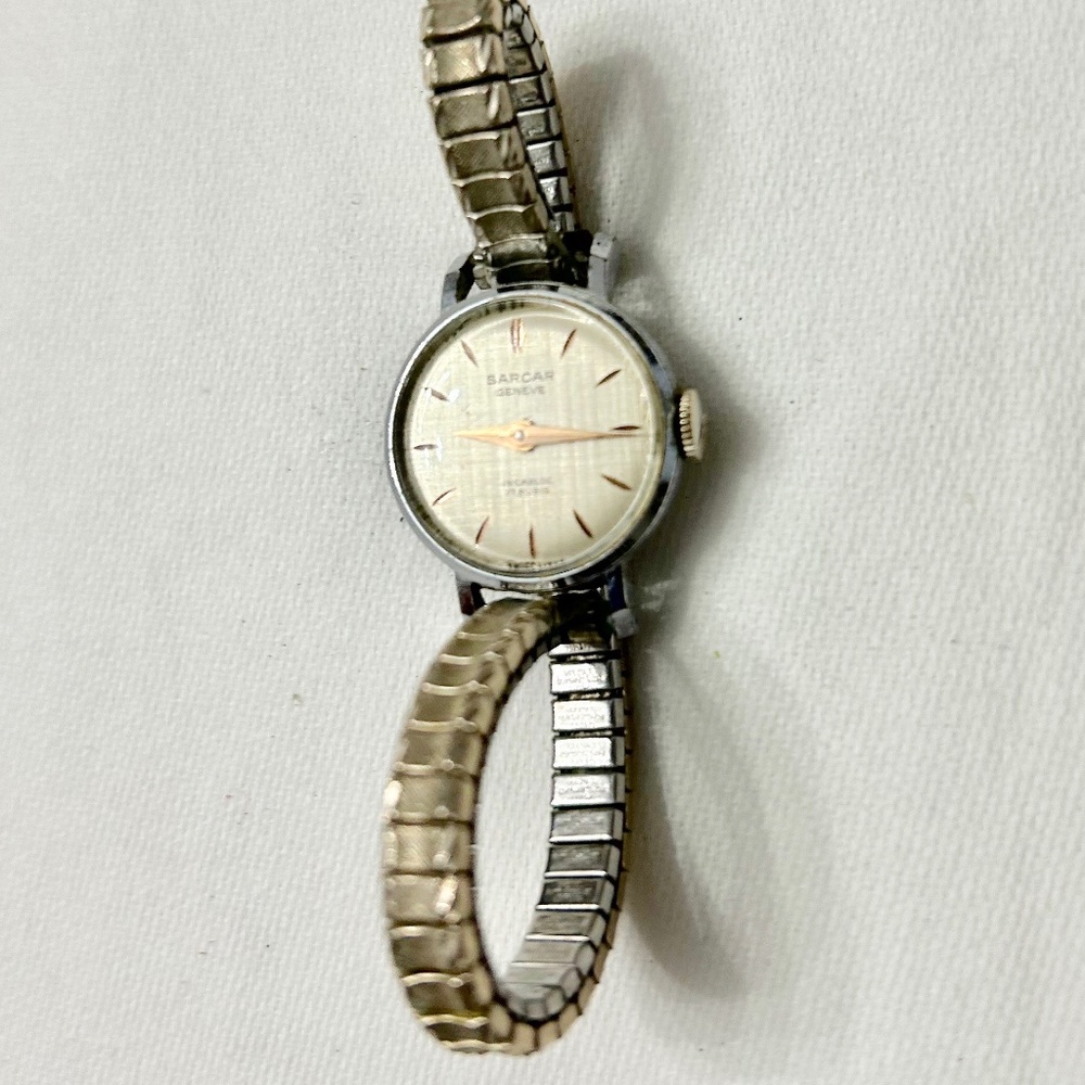 SARCAR Geneve 17 Rubis Ladies Stretch Band Watch